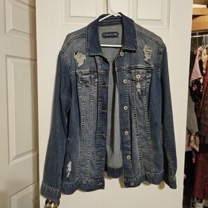 Maurices Women's Blue Denim Jacket